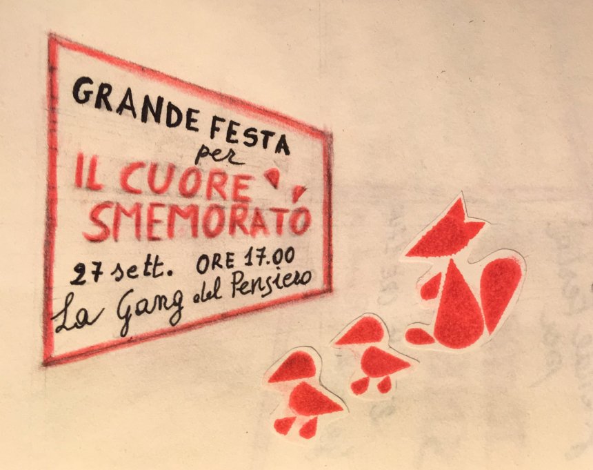 valentina gazzoni il cuore smemorato gang del pensiero libreria laboratorio torino