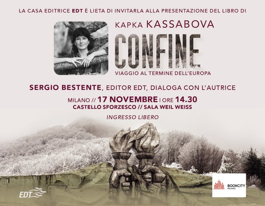 kapka kassabova confine presentazione bookcity castello sforzesco milano eventi