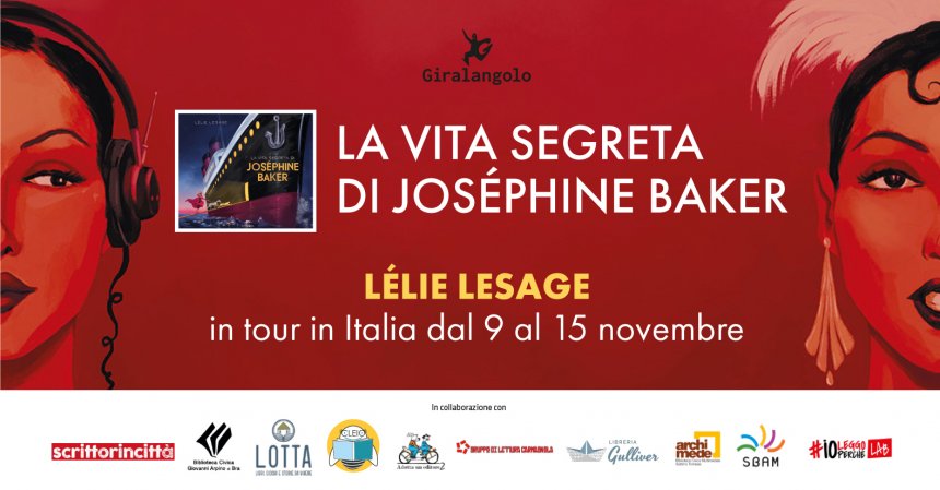 lelie lesage la vita segreta di Josephine Baker libri illustrati roma torino cuneo carmagnola bra