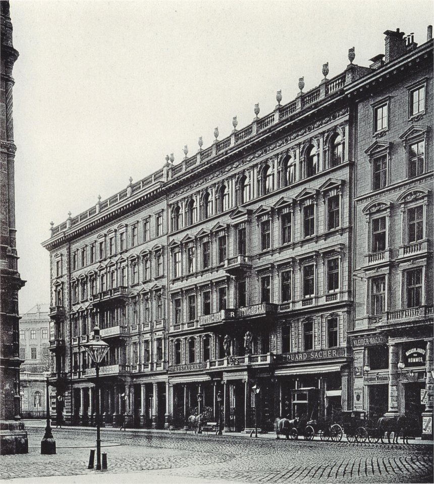 L'Hotel Sacher alla fine dell'Ottocento