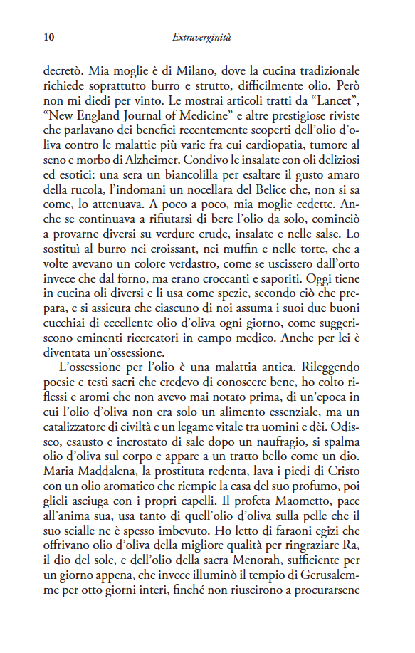 Lettura: la magnifica ossessione dell'olio