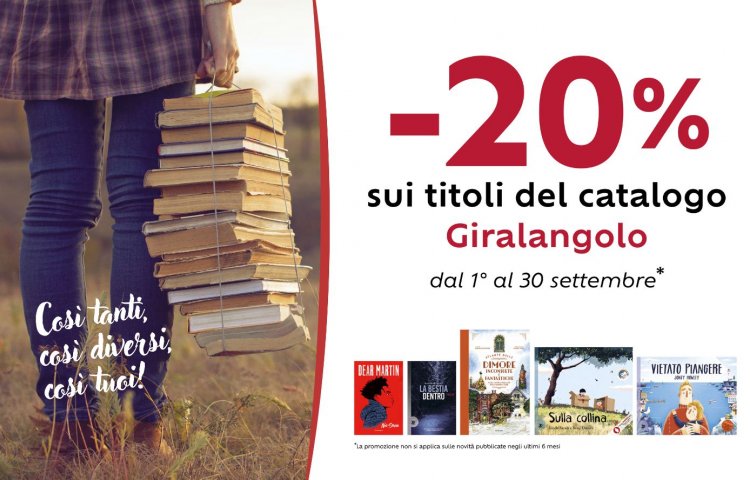 promozione giralangolo libreria settembre 2023 offerta sconto