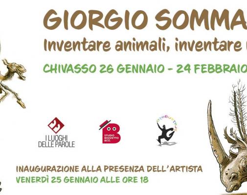 giorgio sommacal bestiacce univerzoo chivasso i luoghi delle parole mostra museo clizia
