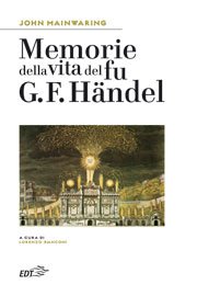 Copertina di Memorie della vita del fu G. F. Händel Copertina di Memorie della vita del fu G. F. Händel