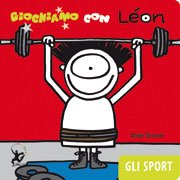 Copertina di Giochiamo con Léon. Gli sport