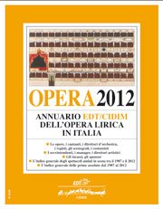 Copertina di Opera 2012