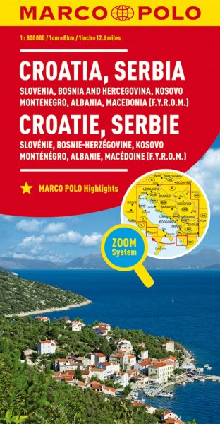 Copertina di Croazia, Serbia, Slovenia, Bosnia-Erzegovina, Kossovo, Montenegro, Albania, Macedonia Copertina di Croazia, Serbia, Slovenia, Bosnia-Erzegovina, Kossovo, Montenegro, Albania, Macedonia