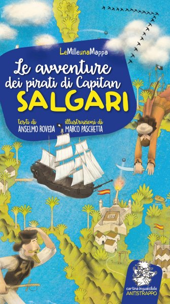 Copertina di Le avventure dei pirati di Capitan Salgari Copertina di Le avventure dei pirati di Capitan Salgari