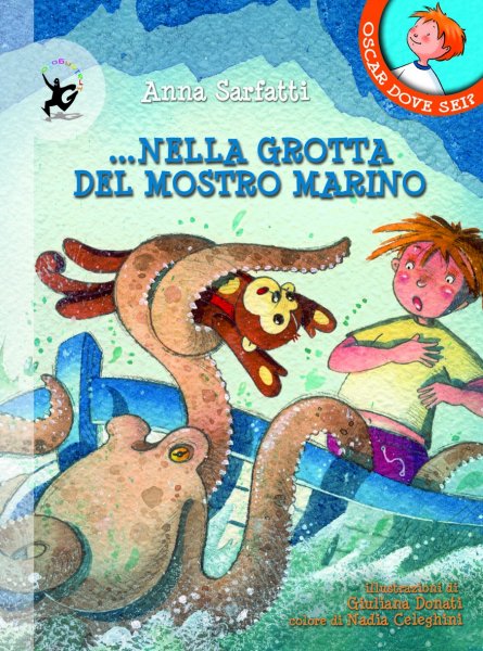 Copertina di Oscar dove sei ... nella grotta del mostro marino Copertina di Oscar dove sei ... nella grotta del mostro marino