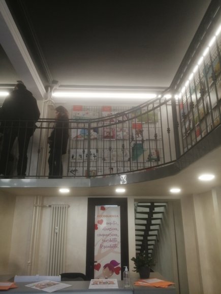 Alcune immagini della mostra dedicata a Sottosopra - Torino