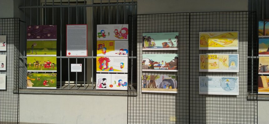 Alcune immagini della mostra dedicata a Sottosopra - Asti