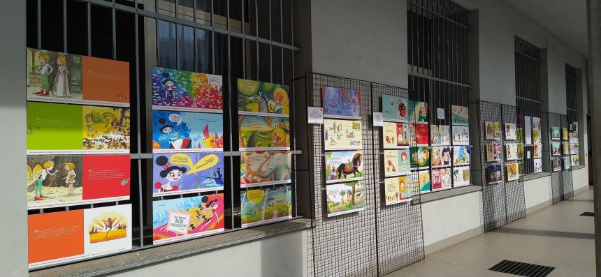 Alcune immagini della mostra dedicata a Sottosopra - Asti