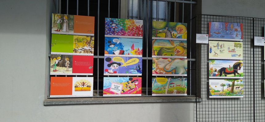 Alcune immagini della mostra dedicata a Sottosopra - Asti