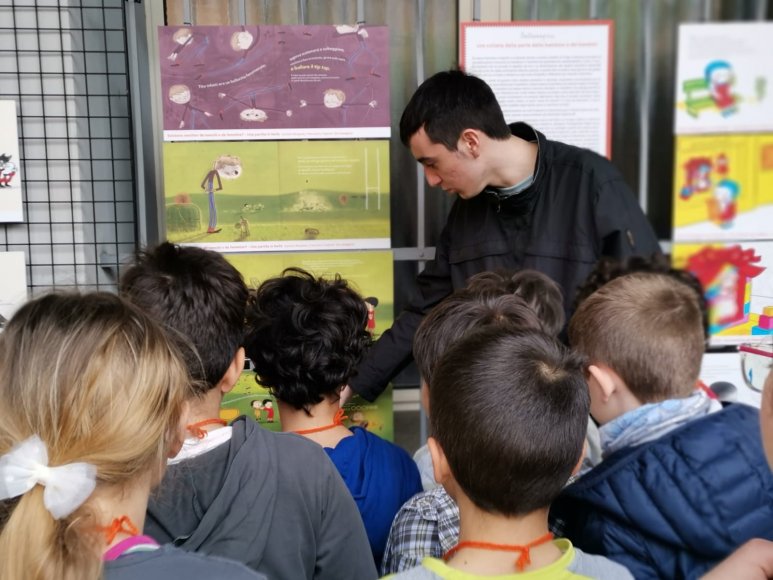 Alcune immagini della mostra dedicata a Sottosopra - Asti