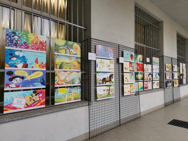 Alcune immagini della mostra dedicata a Sottosopra - Asti
